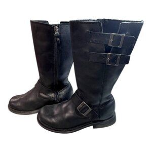 Harley-Davidson Barlyn 11" Engineer D84723 Womens Sz 8.5 Black Motorcycle Boots